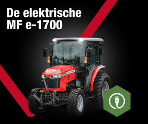 100% elektrisch werken met de MF e-1700