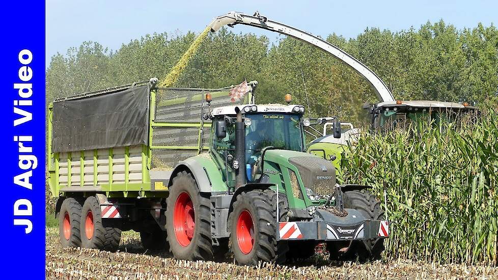 Mais 2020 | Fendt 824 + 927 | Claas Jaguar 950 | Jennissen Den Dungen | Maishakselen | Maize harvest