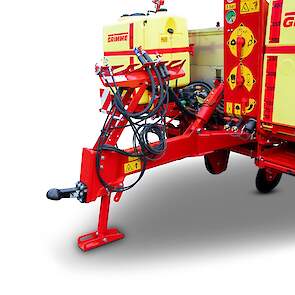 De GL 430 met een standaard, hydraulische steunpoot en de nieuwe slangengarderobe.