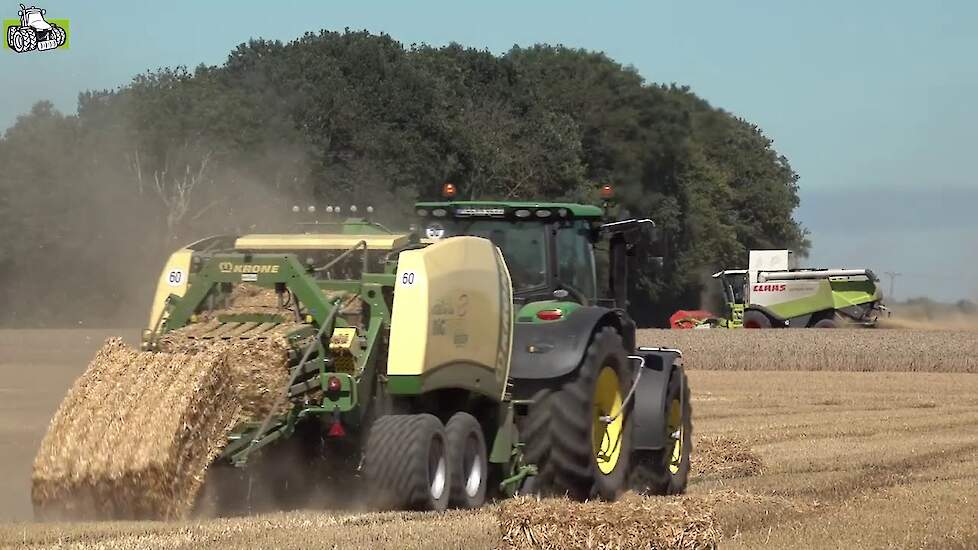 De Krone Bigpack 1270 VC  John Deere 6230R met 230 pk