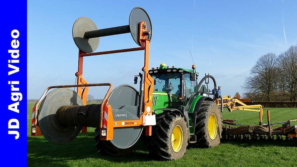 John Deere 6170R + Tjalma | Sleepslang bemesten | Slurry injection | Lagerweij Wijk bij Duurstede