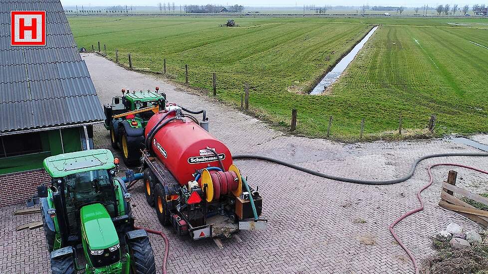 2021 | Grasland bemesten met sleepslang | Van de Put | John Deere | Gülle | Slurry