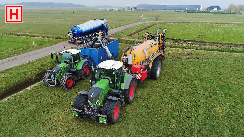 2021 | Grasland bemesten met Veenhuis tank | Jan Bakker | Fendt 828 | DAF XF | Gülle | Slurry