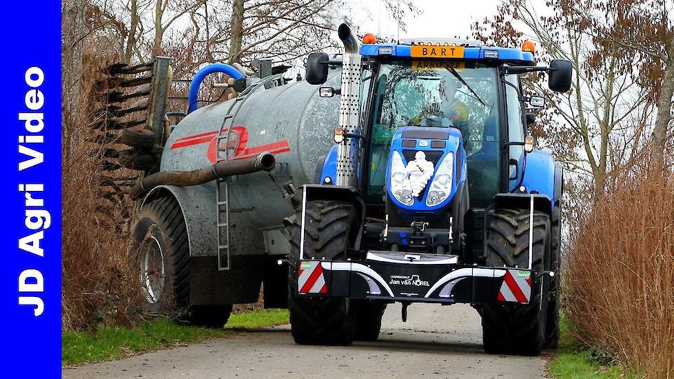 New Holland T6050 + Jako | Mest injecteren | van Norel Doornspijk | Injection slurry | Düngen | 2021