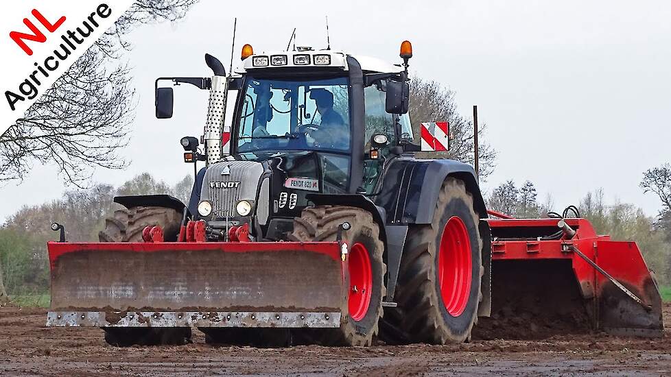 Land Leveling | Egaliseren met Fendt 820 Vario en Bos | Kilveren | Pleizier & Timmer | 2021