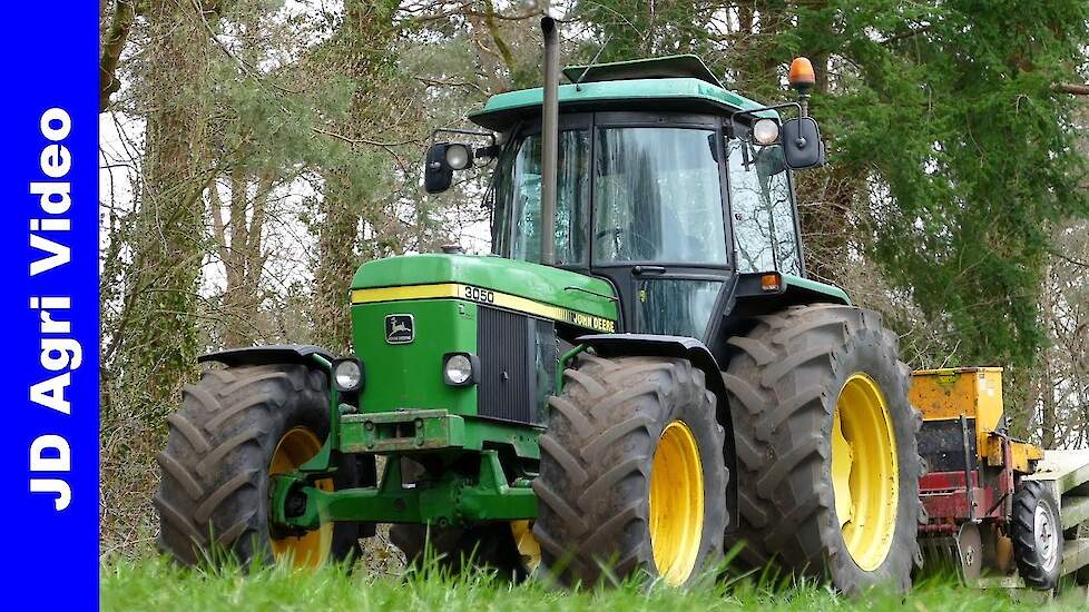 John Deere 3050 + Vredo | Doorzaaien | Overseeding | Nachsaat | Jansen Elspeet | Veluwe