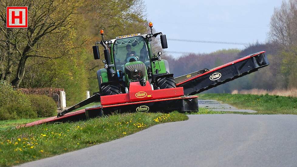2021 | Gras maaien met Fendt 724 en Vicon Triple 9,5m - Jan Bakker - Mowing Grass for Silage