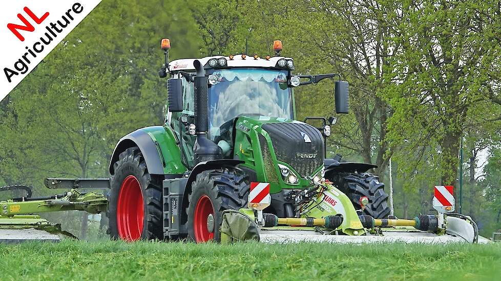 2021 | Mowing Grass | Gras maaien met Fendt 828 Vario + Claas triples | Schimmel B.V.