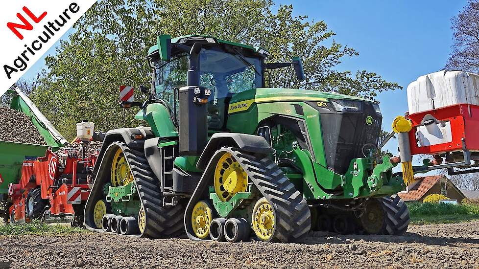2021 | John Deere 8RX | Aardappels poten | ERF