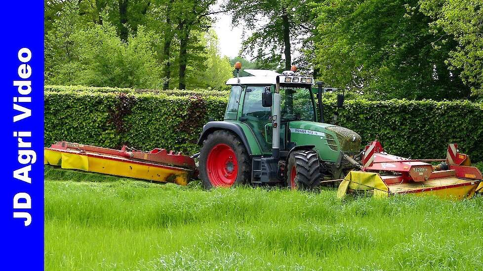 Fendt 312 Vario + Fella SM310 | Mowing grass | Gras maaien  | Gras mähen | Willem Bloemendal Elspeet