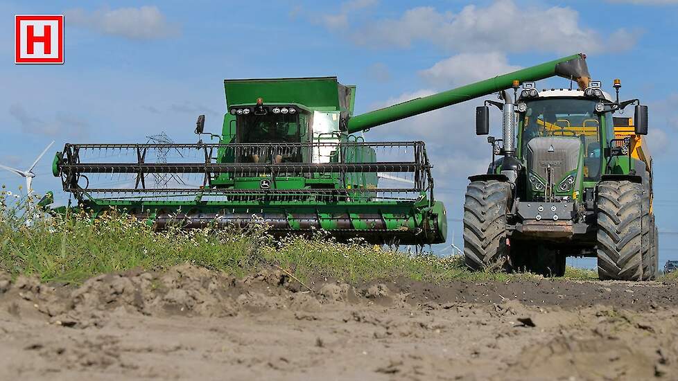 2021 | Tarwe dorsen | John Deere 9780i CTS | Te Winkel Agro | Wheat harvest | Weizenernte