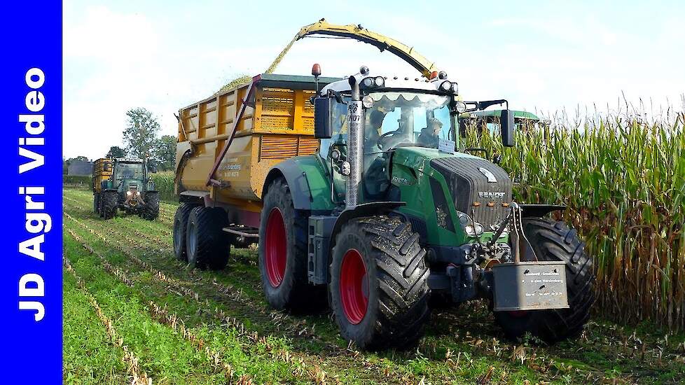 Mais hakselen 2021 | John Deere 6850 + 4x Fendt + Volvo L60F | Mais Silage | v/d Hardenberg Elspeet