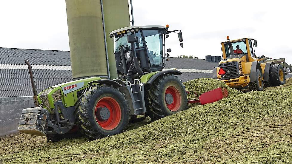 Mais Silage 2021 with Claas Xerion + Volvo | De Heus + Blankespoor + Ploeg