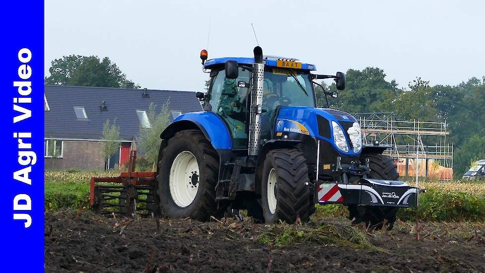 New Holland T6050 | Cultiveren | Jan van Norel Doornspijk | Cultivating | Cultivieren