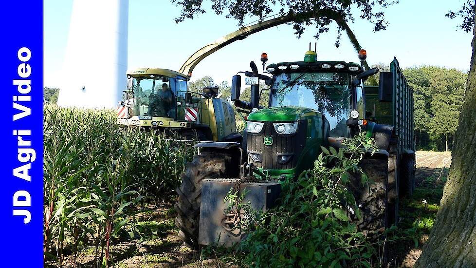 Mais 2021 | Krone BigX 700 + 3x John Deere | Huning & Nienhaus Vreden | Mais silage | Mais hakselen