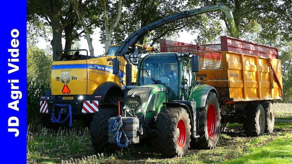 Mais 2021 | New Holland FR550 + Fendt | Mais silage | Vos Ruinerwold | Mais hakselen | Maishäckseln