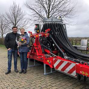 William Venema met zijn vrouw