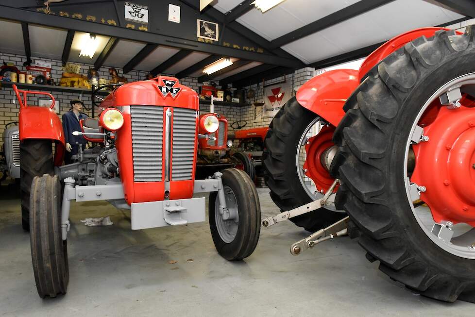 De MF30 is een Franse Massey-Ferguson wat ook te zien is aan de gele koplampen.