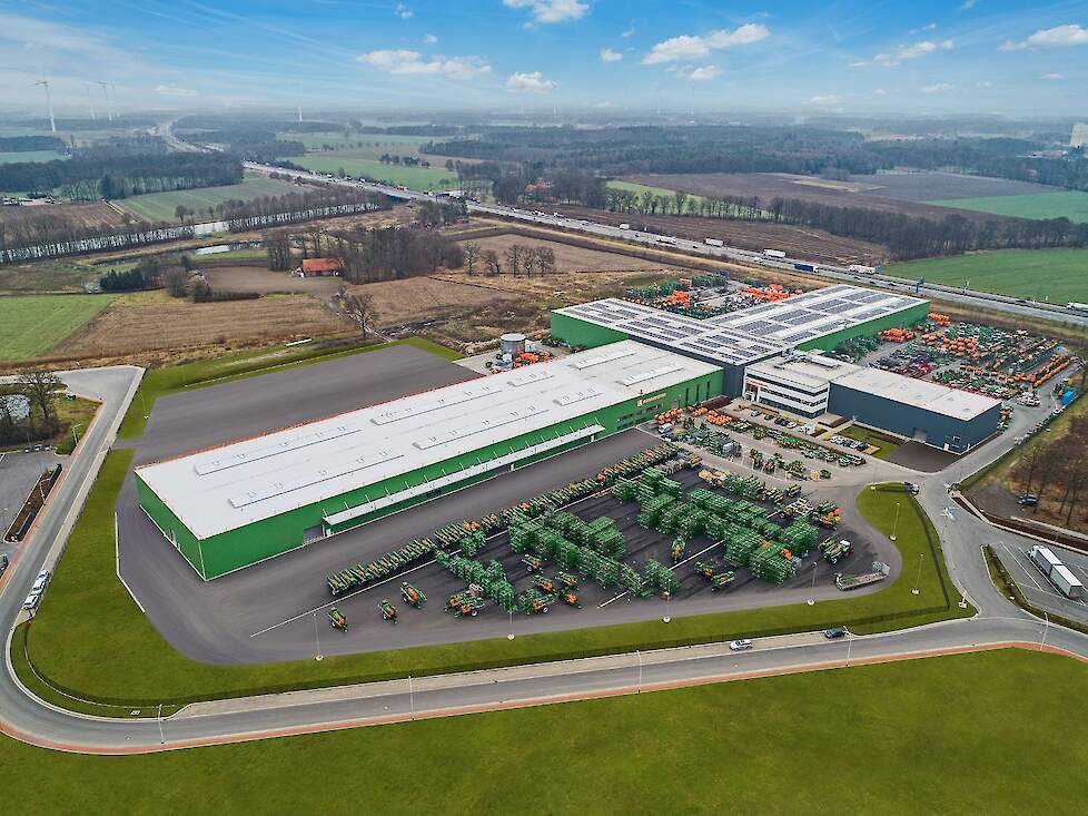 Actuele luchtfoto van de Amazone productielocatie Bramsche