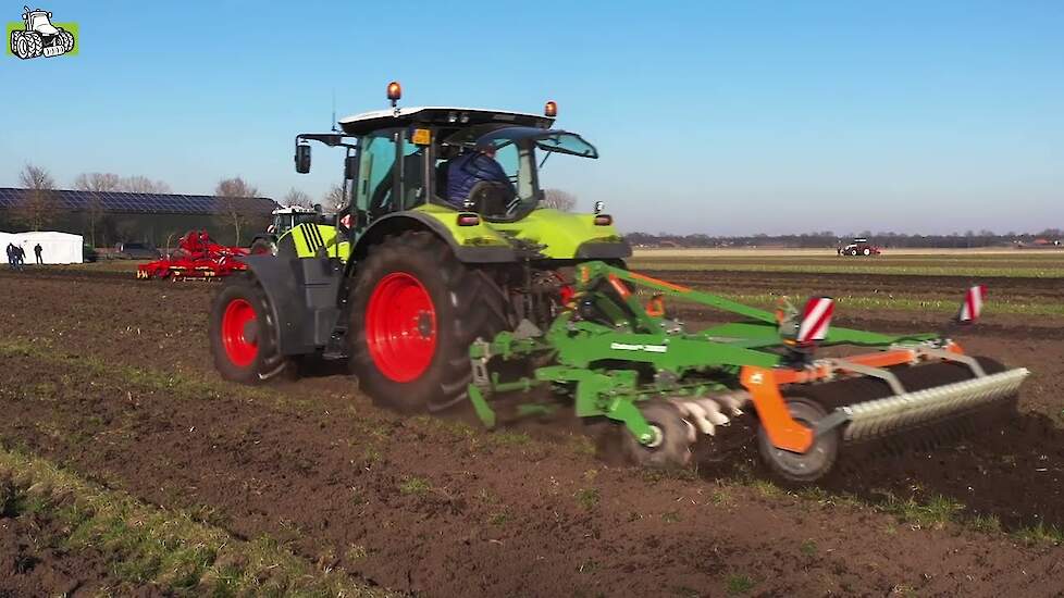 Mechanisch het vanggewas inwerken bij WUR openteelten in Vredenpeel