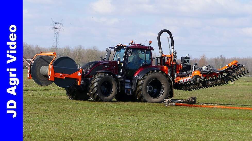 2022 | Valtra T174 + Schouten | Sleepslang bemesten | H.Korenberg Oosterwolde | Slurry injection