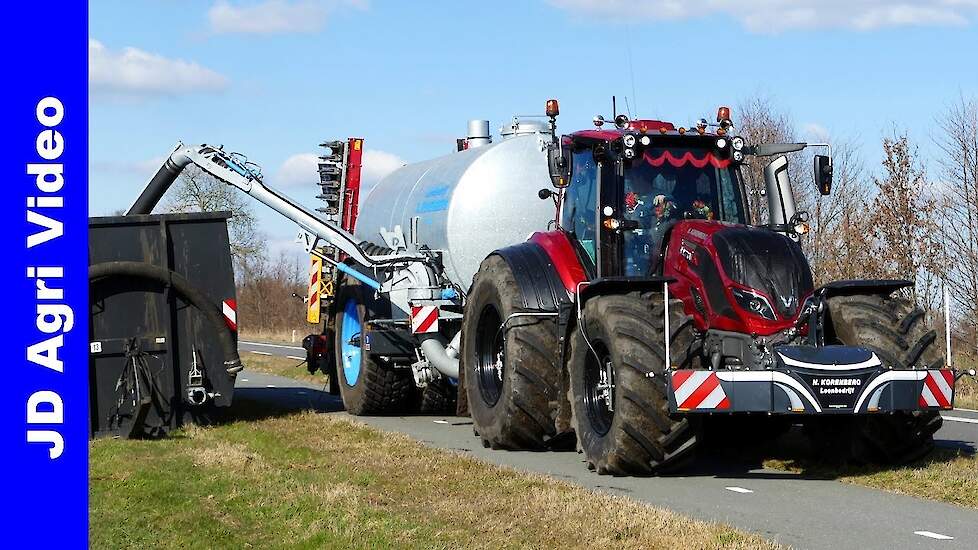 2022 | Valtra T214 + Duport | Case IH | H.Korenberg Oosterwolde | Mest injecteren | Injection slurry