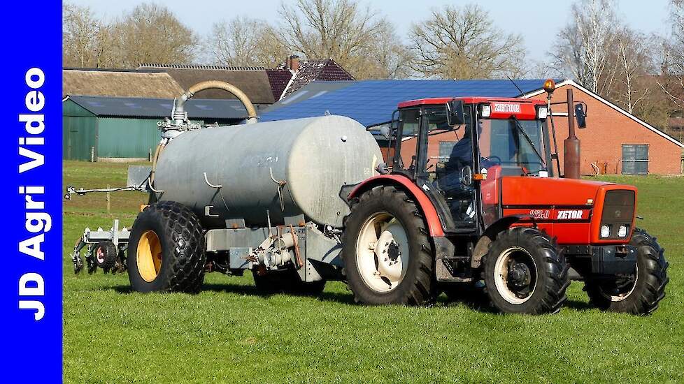 2022 | Zetor 8540 + Slootsmid | Markelo | Mest injecteren | Injection slurry | Gülle ausbringen