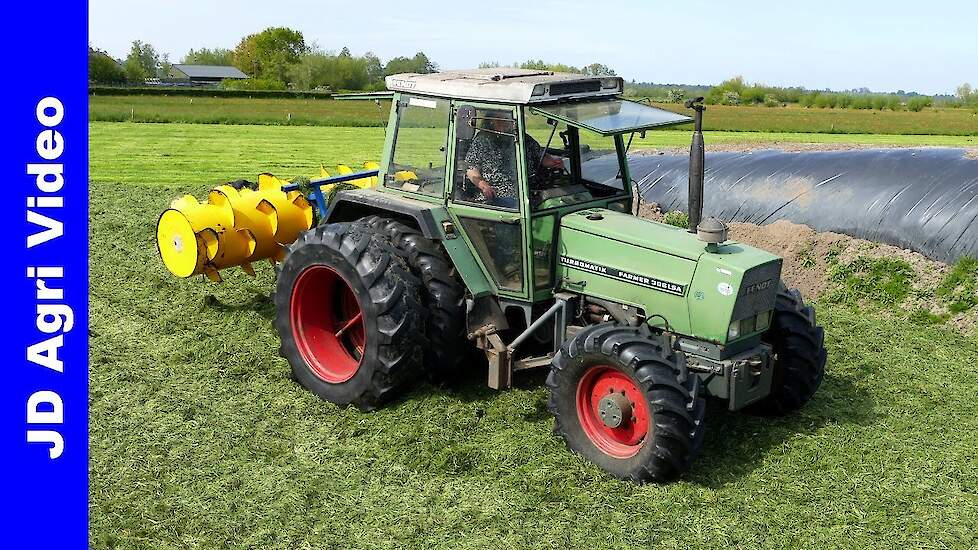 2022 | Fendt Farmer 306 LSA + Fendt 415 Vario | Gras inkuilen | Junte Doornspijk | Grass silage