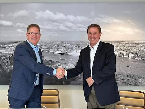 Dick Melessen (l) en Johan van Gemeren