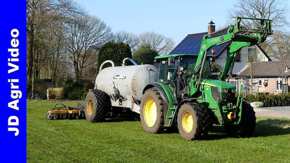 2022 | John Deere 6095MC | Mest injecteren | de Koude Hoek Elspeet | Injection slurry | Schuitemaker