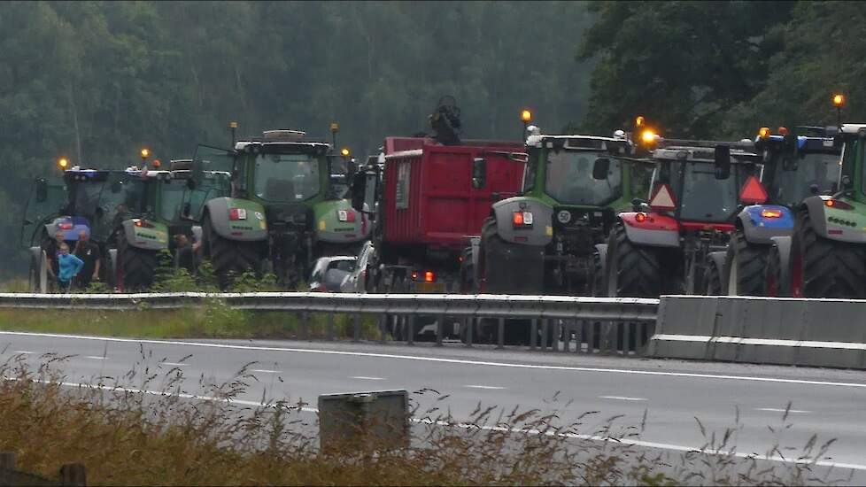 Boerenprotest 2022 #stikstof Grensovergangen dicht