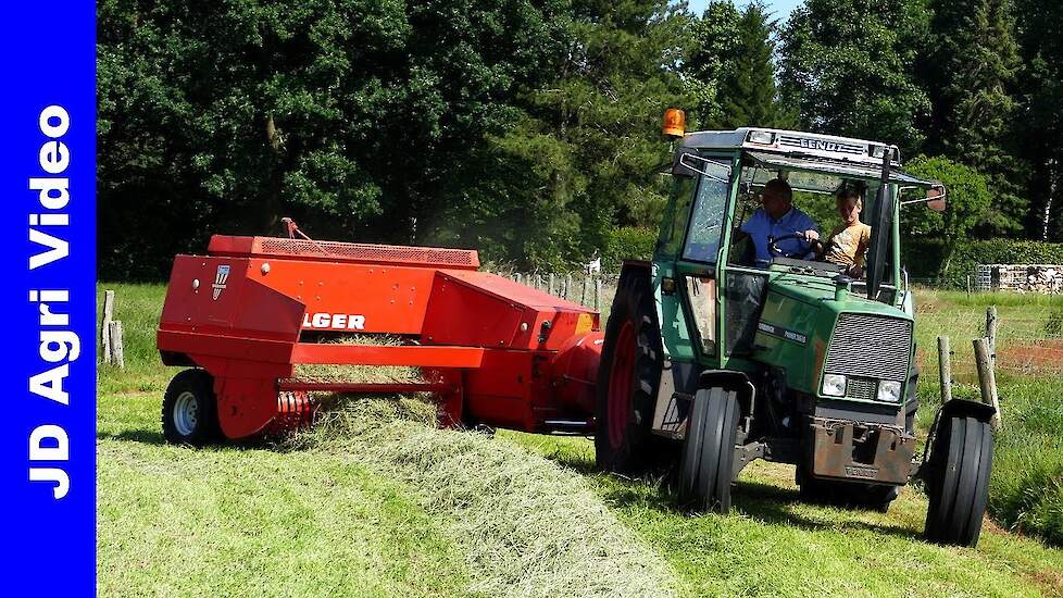 Fendt Farmer 306 LS + Welger | Baaltjes persen | Bloemendal Dienstverlening Elspeet | 2022