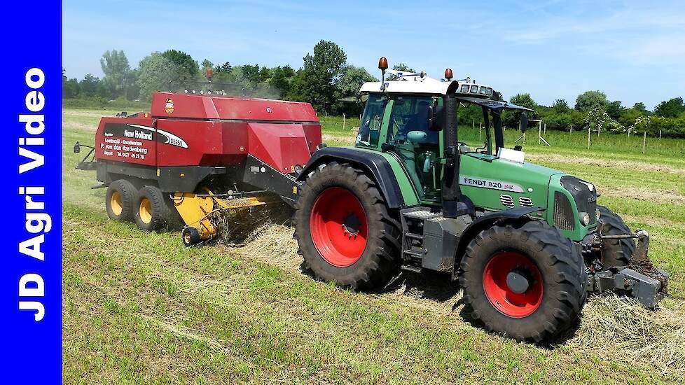 Fendt 820 + New Holland BB950A | Balen persen | P van den Hardenberg Elspeet | 2022