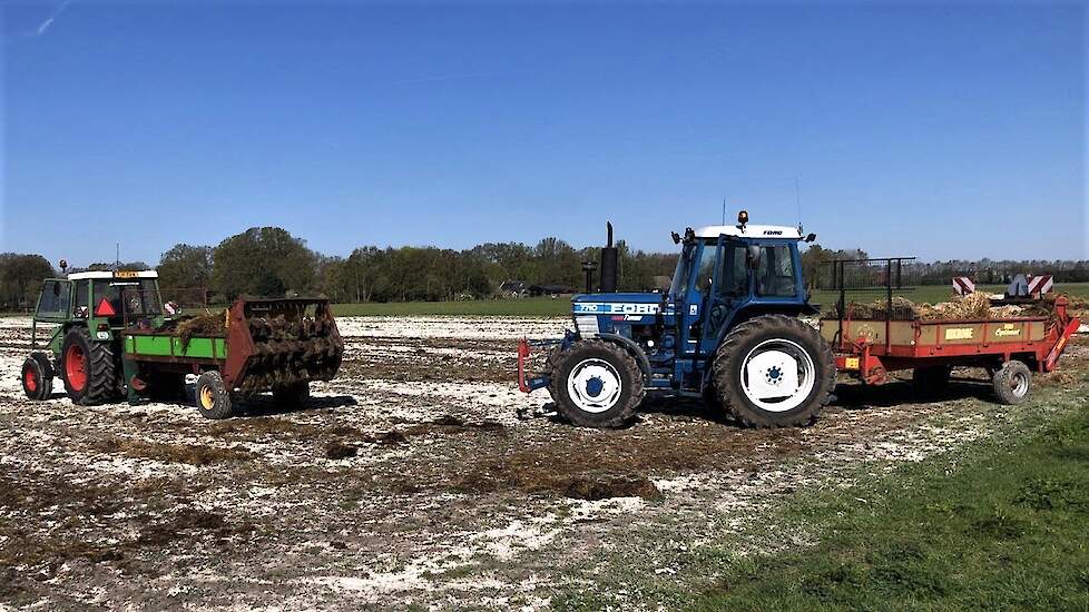 Ford 7710 - Fendt 306 LS - Case international 845 XL plus - Krone Optimat - Strautmann  meststrooien
