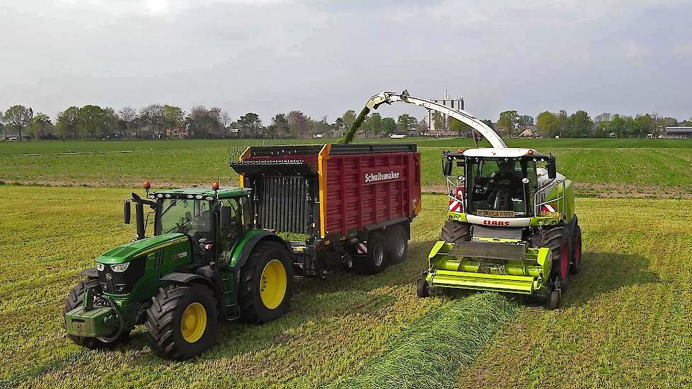 Snelle Lente Rogge hakselen | Chopping grass | Grashäckseln | John Deere | Schuitemaker | CLAAS
