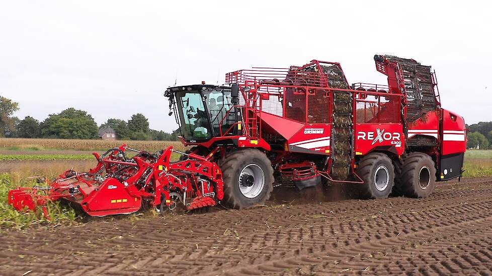Grimme Rexor 6300 voor Loonbedrijf Hubers uit Overloon