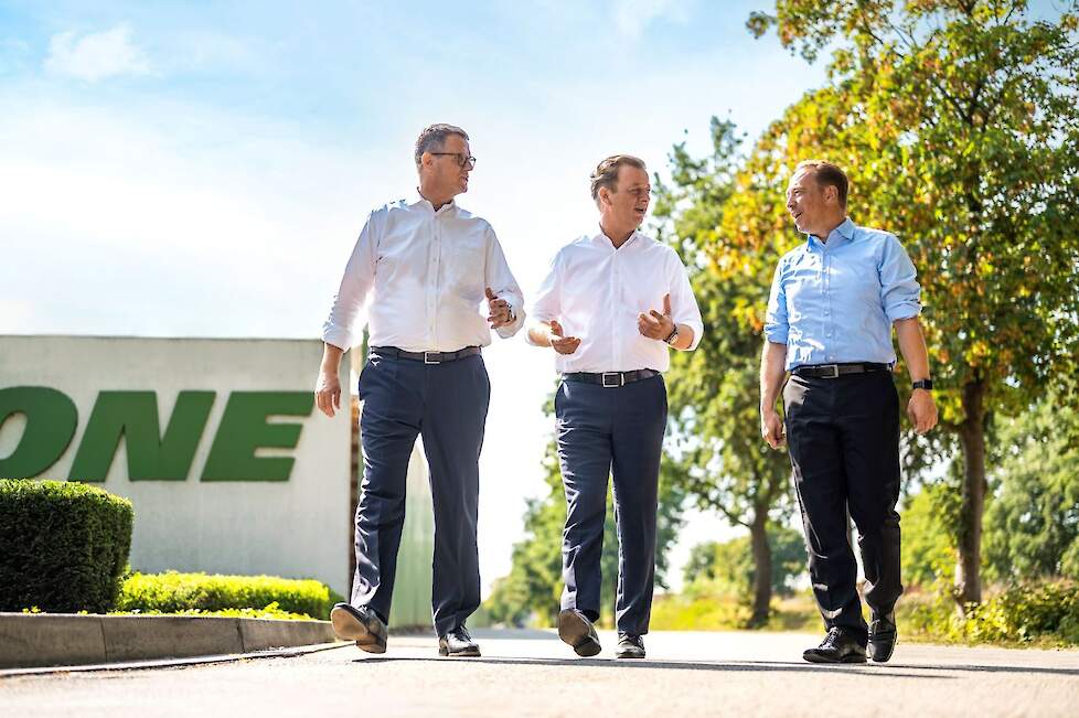 Vorstand KRONE Gruppe_Ole Klose (CFO), Dr David Frink (CEO), Dr Stefan Binnewies (COO)