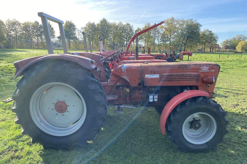 Tim Goering (31) heeft al een aardig rijtje Güldners verzameld. De G60A is de grootste van het stel.