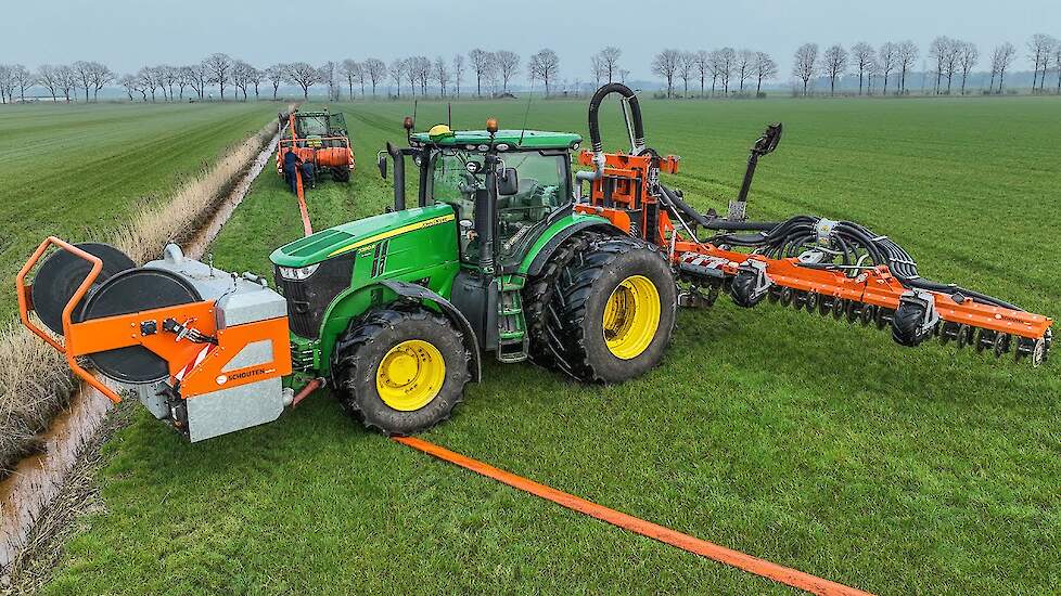 First day of Slurry with JOHN DEERE 7290R + Schouten Umbilical System | Loonbedrijf Vroege