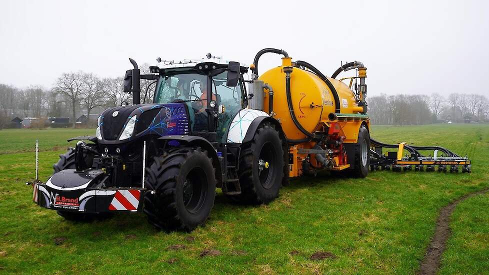 2023 | New Holland T7.270 Blue Vibe | Zodebemesten | H.Brand Staphorst | Slurry injection | Veenhuis