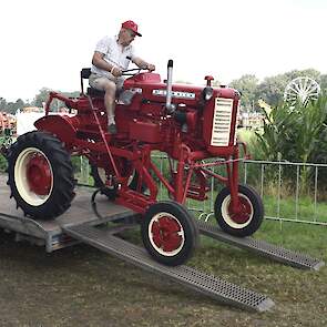 Deze portaaltrekker had Piet meegenomen naar het IHF in Panningen.