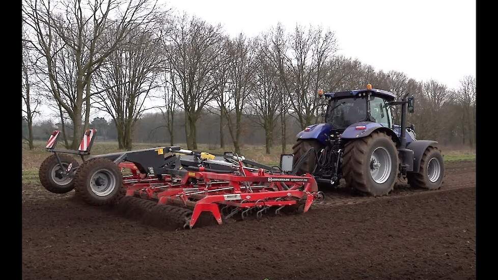 Kongskilde machines testen bij gebruikerstrainingen van New Holland in Merksplas Trekkerweb