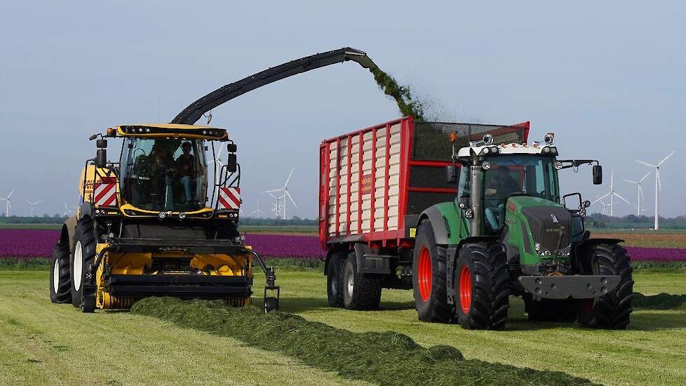 New Holland FR550 + 4x Fendt | Visch BV Doornspijk | Gras hakselen | Grass silage | Cabview | 2023