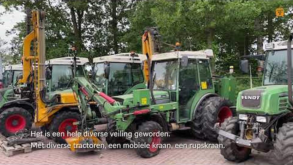Overtollig materieel Waterschap Drents Overijsselse Delta
