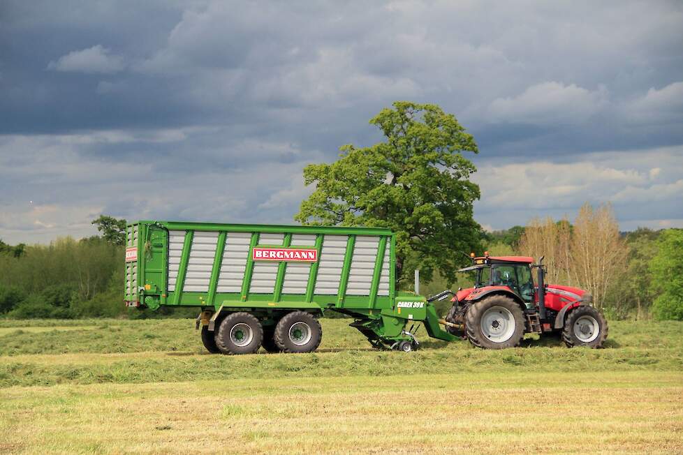 De CAREX was optimaal ontworpen voor de toenemende  tractorvermogens