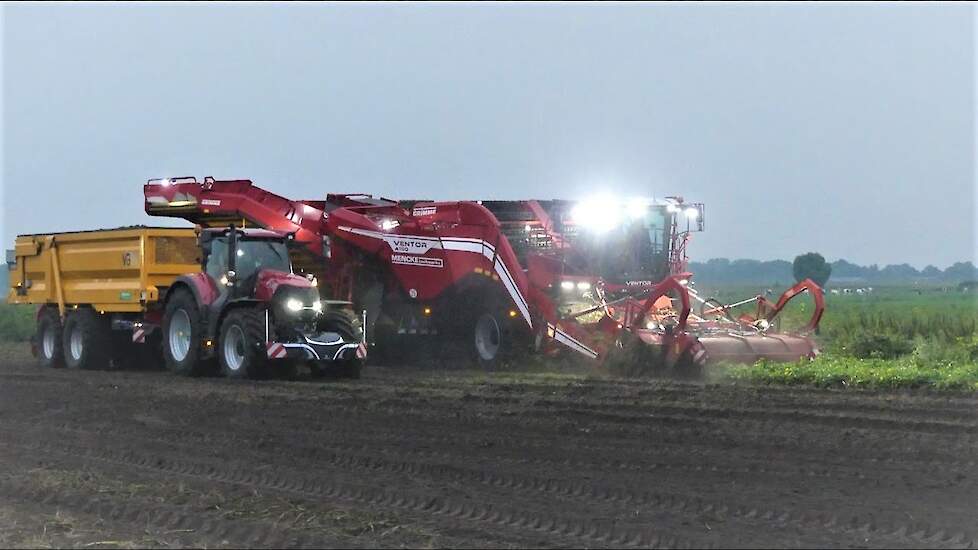 Grimme Ventor 4150 en Grimme Varitron 470 met Multisep