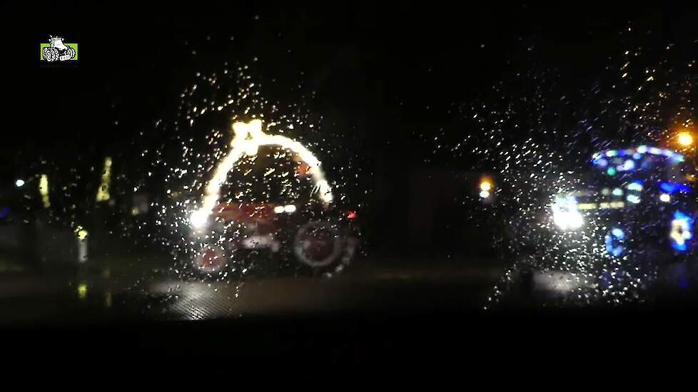 Veentuffers Drenthe verlichte trekkertocht