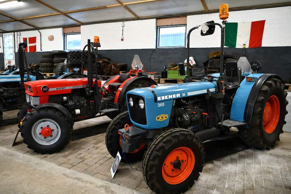 In het museum heeft Pieter al zo’n 365 staan; voor smalspoorbegrippen is het een beer van een trekker.