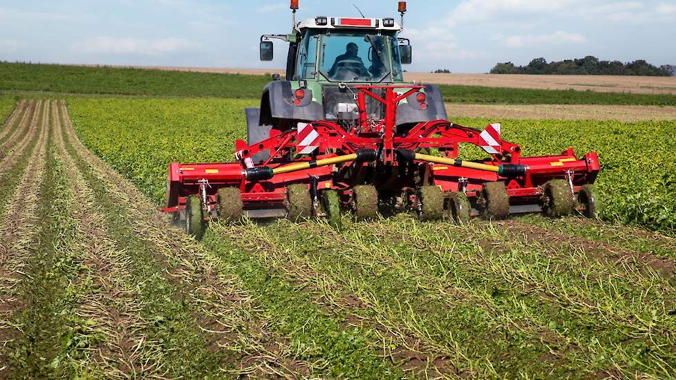 De combinatie uit de TOPPA 200 en TOPPA 600 Combi voor 6-rijig loofklappen.