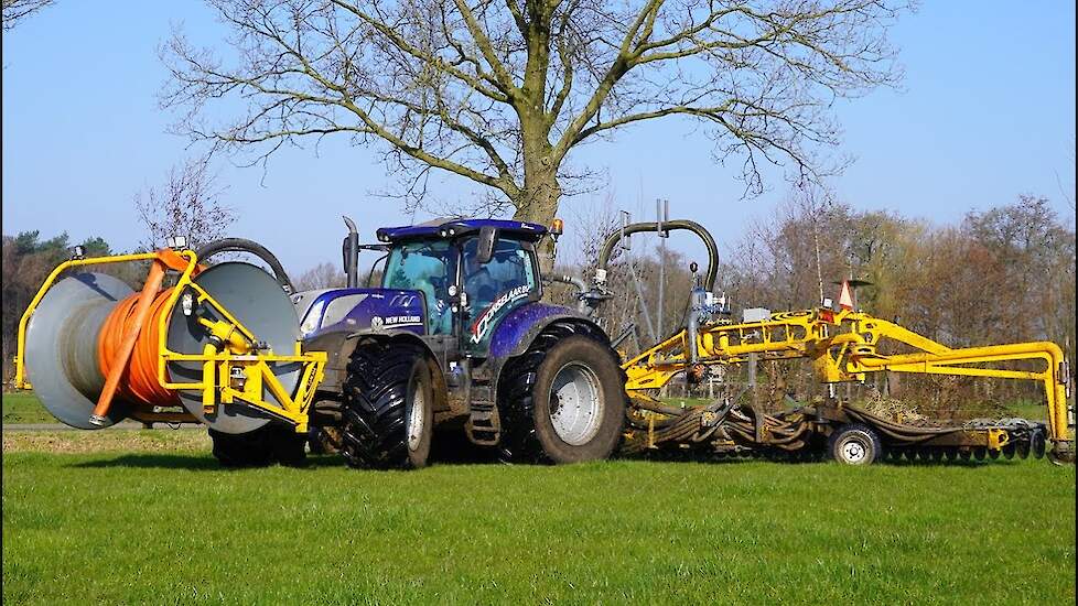 2024 | New Holland T7.230 | Sleepslangen | Donselaar Woudenberg | Injection slurry | Tjalma